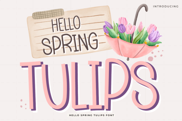 A Font That Brings Spring to Your Editorial Designs