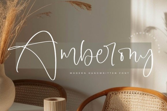 Amberony: A Designer's Review of a Graceful Script Font