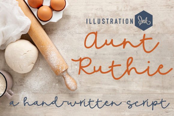 Aunt Ruthie: A Handwritten Font for Editorial Personality
