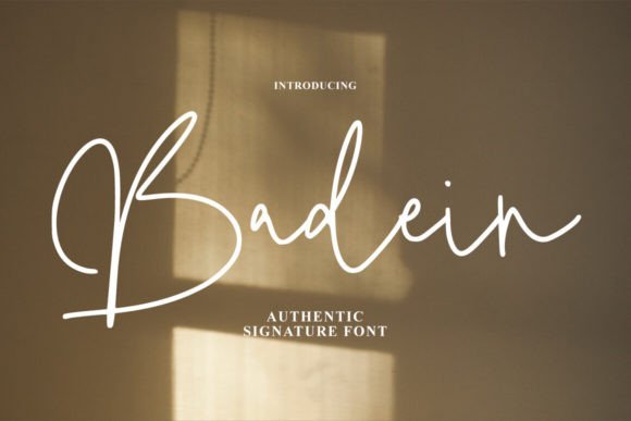 Badein: A Script Font That Delivers Real Brand Personality