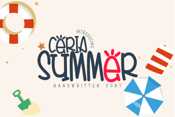 Ceria Summer: A Font for Editorial Warmth and Visual Connection
