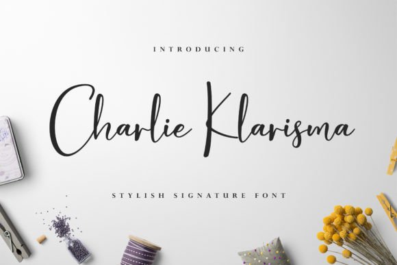 Charlie Klarisma: A Script Font for Editorial Grace