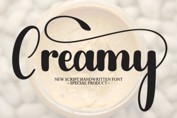 Creamy: An Editorial Typeface with Handwritten Charm