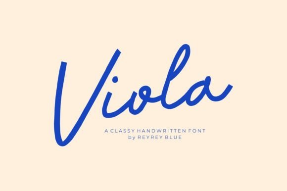 Discovering Viola: A Handwritten Font for Authentic Branding