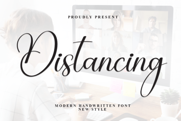 Distancing: The Calligraphic Font for Elegant Digital Interfaces
