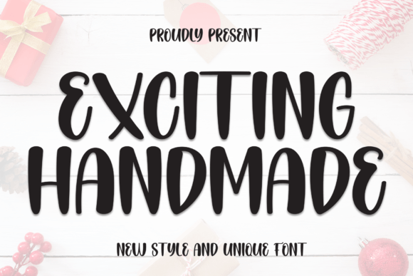 Exciting Handmade: The Friendly Handwritten Font for Editorial Design