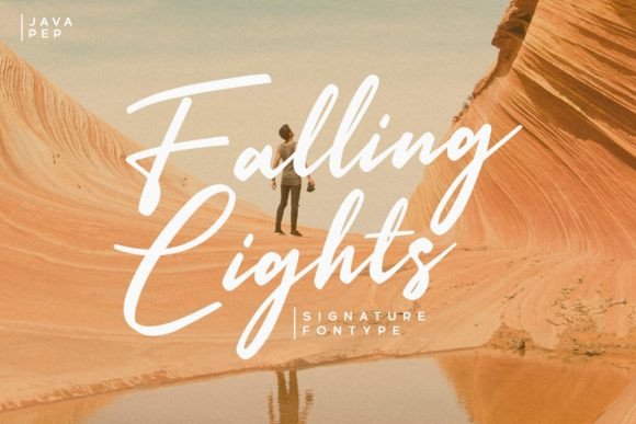 Falling Lights: A Font Built for Modern Campaigns