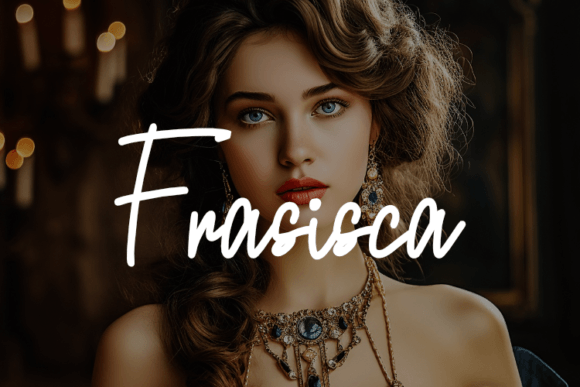 Frasisca: An Elegant Script Font for Crafters and Makers