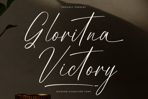 Gloritna Victory: A Script Font for Sophisticated Campaigns