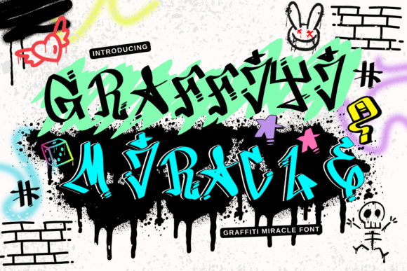 Graffiti Miracle: A Handwritten Font for Digital Design