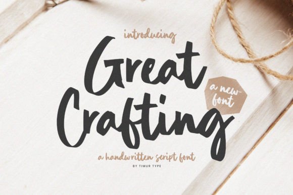 Great Crafting: The Handwritten Font Your Projects Need