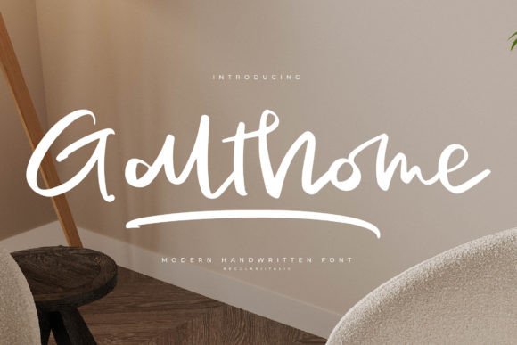 Introducing Galthome: A Script Font for Digital Elegance