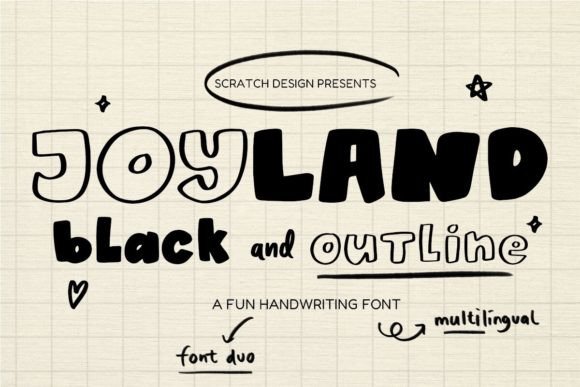 Joyland Font: A Fun Display Typeface for Modern Web Design
