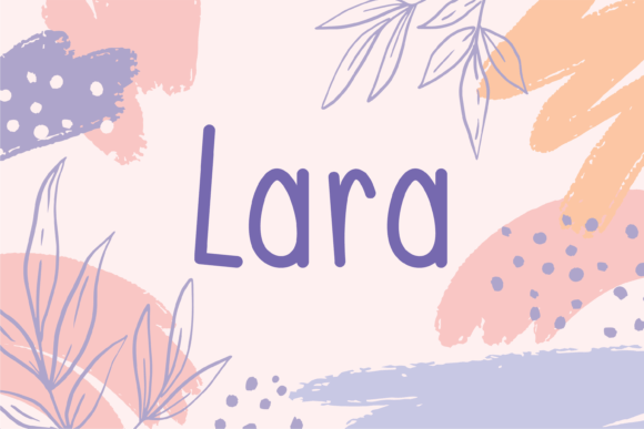 Lara: An Editorial Font with Personality