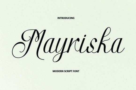 Mayriska: A Modern Script Font for Memorable Campaigns