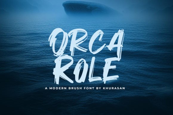 Orca Role: A Quirky Brush Font for Editorial Personality