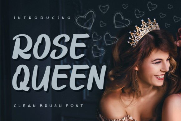 Rose Queen: A Clean Brush Font for Editorial Designers