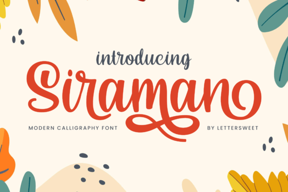 Siraman: A Handwritten Font That Makes Small Brands Shine
