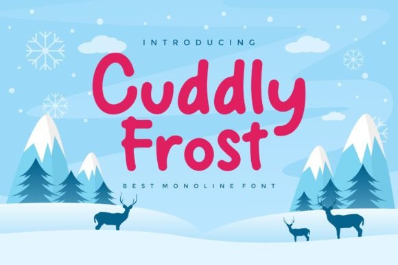 The Cuddly Frost Font: A Modern Script for Editorial Impact