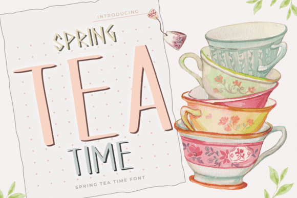 The Spring Tea Time Font and Its Editorial Charm